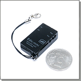 Мини диктофон для записи разговоров Edic-mini microSD A23 - габариты