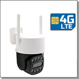 Уличная беспроводная поворотная 4G IP камера видеонаблюдения 3Mp CamHi L240-2.0-4G