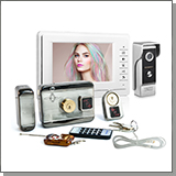 Комплект цветной видеодомофон Eplutus EP-7400 электромеханический замок Anxing Lock – AX066
